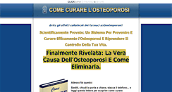 Desktop Screenshot of cura-osteoporosi.info